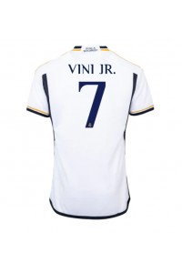 Fotbalové Dres Real Madrid Vinicius Junior #7 Domácí Oblečení 2023-24 Krátký Rukáv